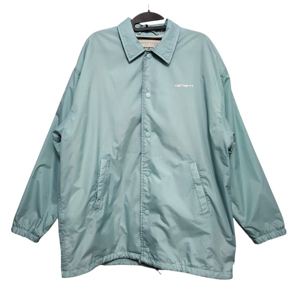 Carhartt WIP Script Coach Jacket Soft Aloe Green … - image 13
